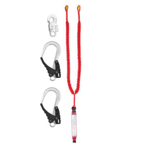 Energy absorbers and lanyards